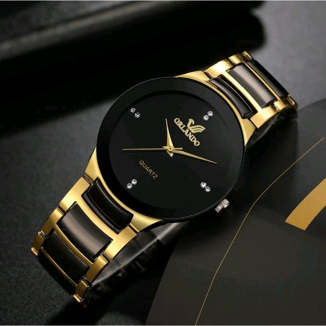 Orlando Men's Watch Elegant Original Waterproof Strap Chain Orii Korea Fashion Mens Analog Watch