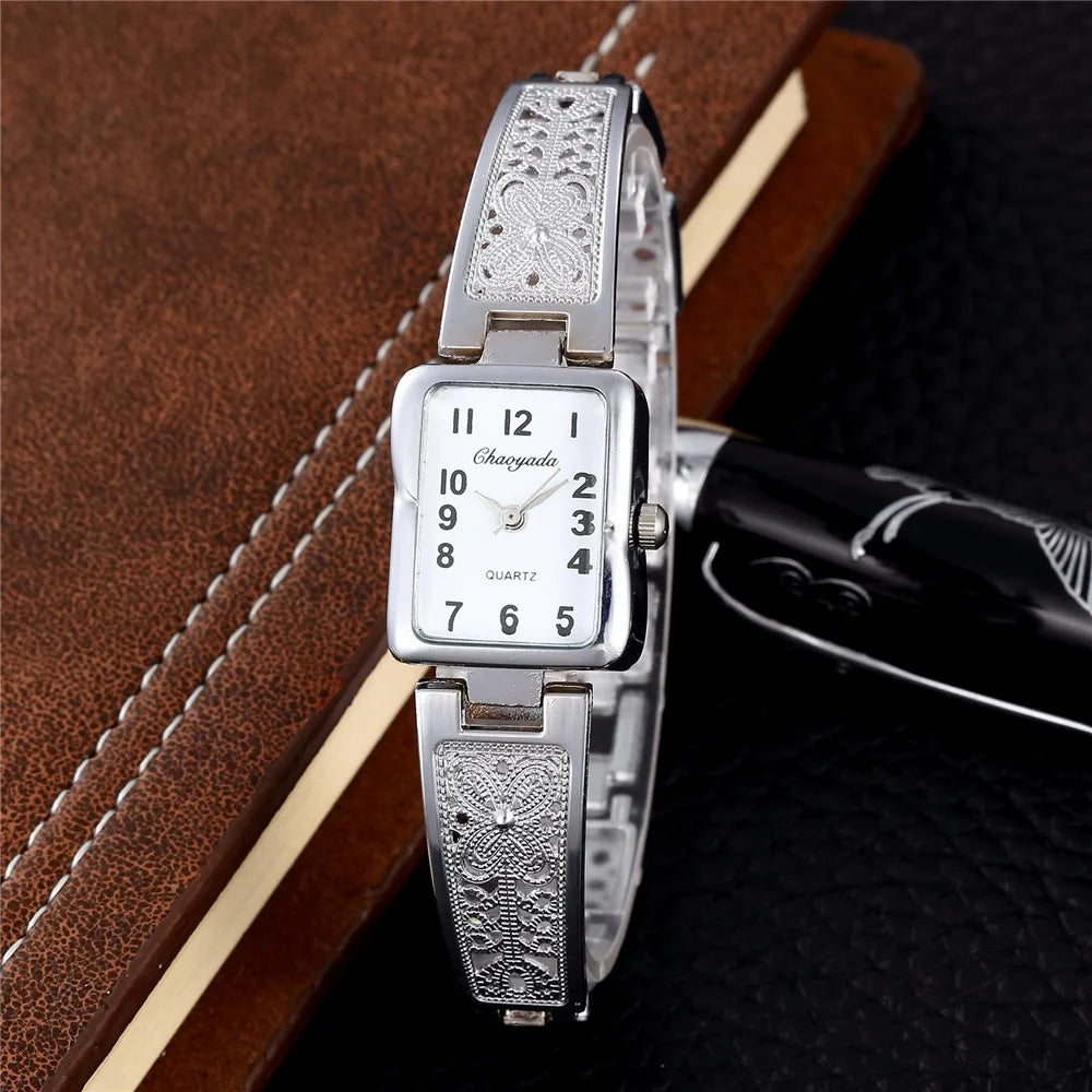 2025 Women Watches Top Luxury Wristwatches Ladies Fashion Gold Stainless Steel Bracelet Watch Female Elegant Clock Women