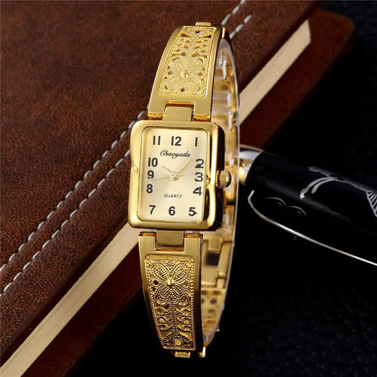 2025 Women Watches Top Luxury Wristwatches Ladies Fashion Gold Stainless Steel Bracelet Watch Female Elegant Clock Women