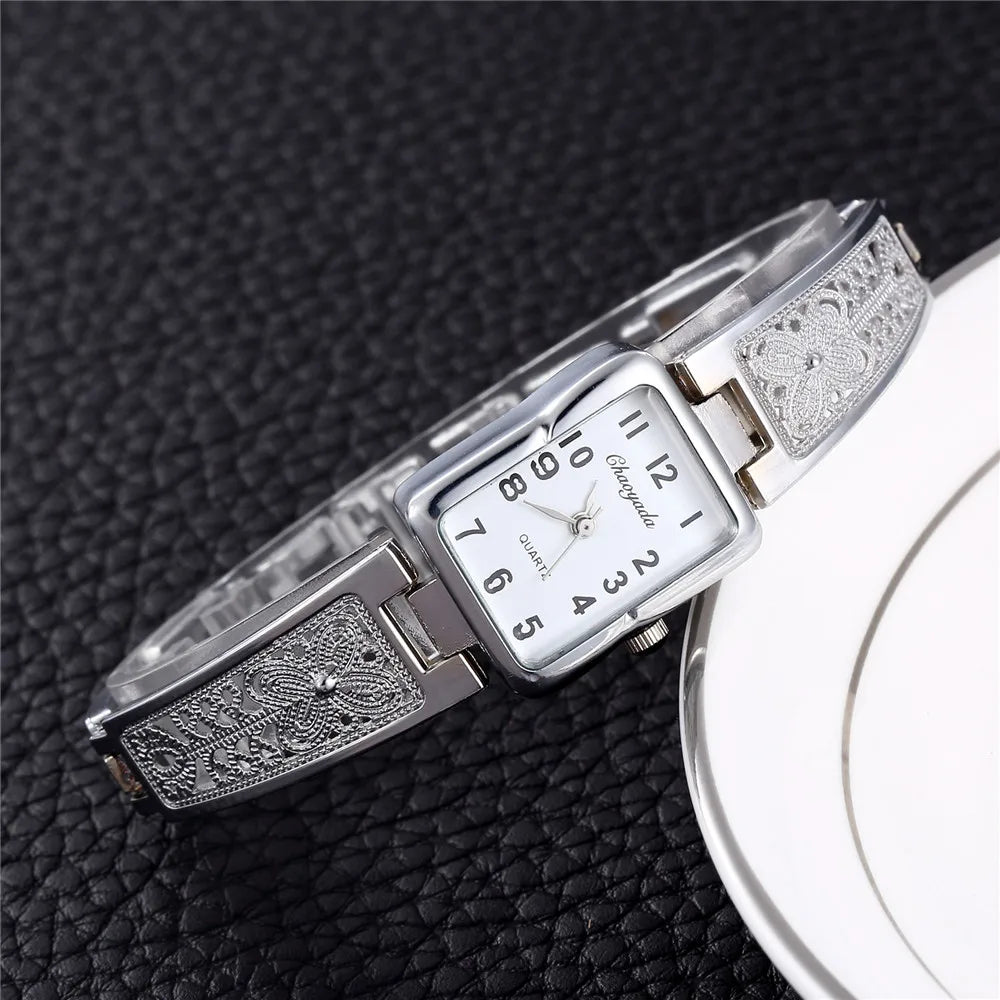 2025 Women Watches Top Luxury Wristwatches Ladies Fashion Gold Stainless Steel Bracelet Watch Female Elegant Clock Women