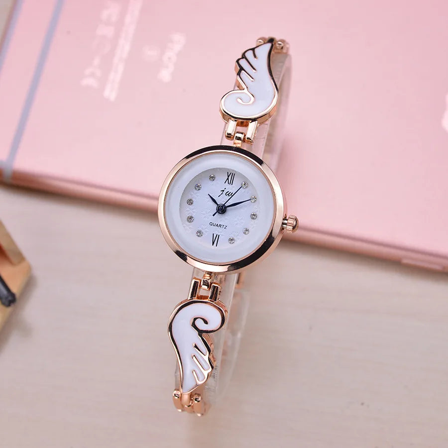 Quartz Watch Women Luxury Rose Gold Crystal Bracelet Wrist Watches For Woman Gift Clock Laides Reloj Mujer