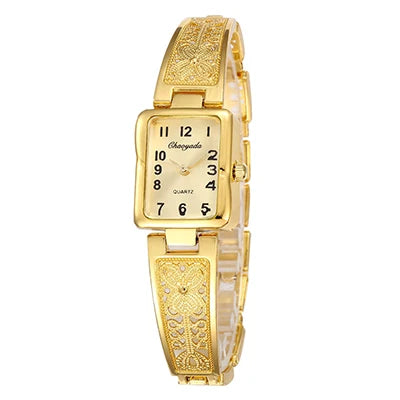 2025 Women Watches Top Luxury Wristwatches Ladies Fashion Gold Stainless Steel Bracelet Watch Female Elegant Clock Women