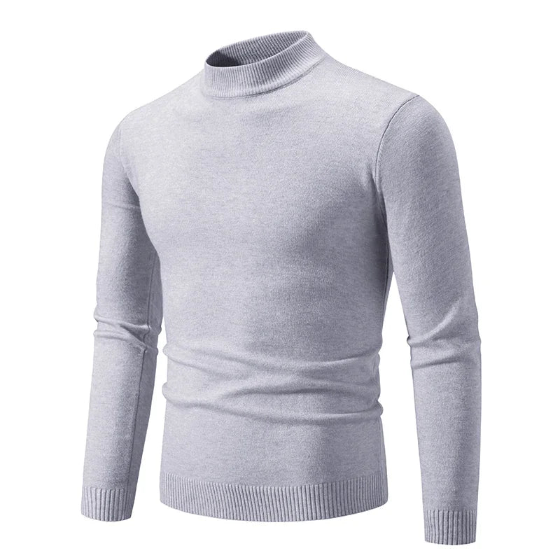 Men's Half Neck Pullovers Warm Autumn