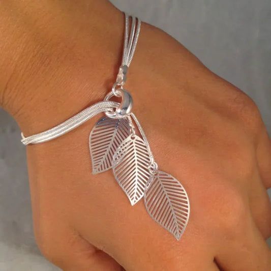 Delysia King  Leaf bracelet