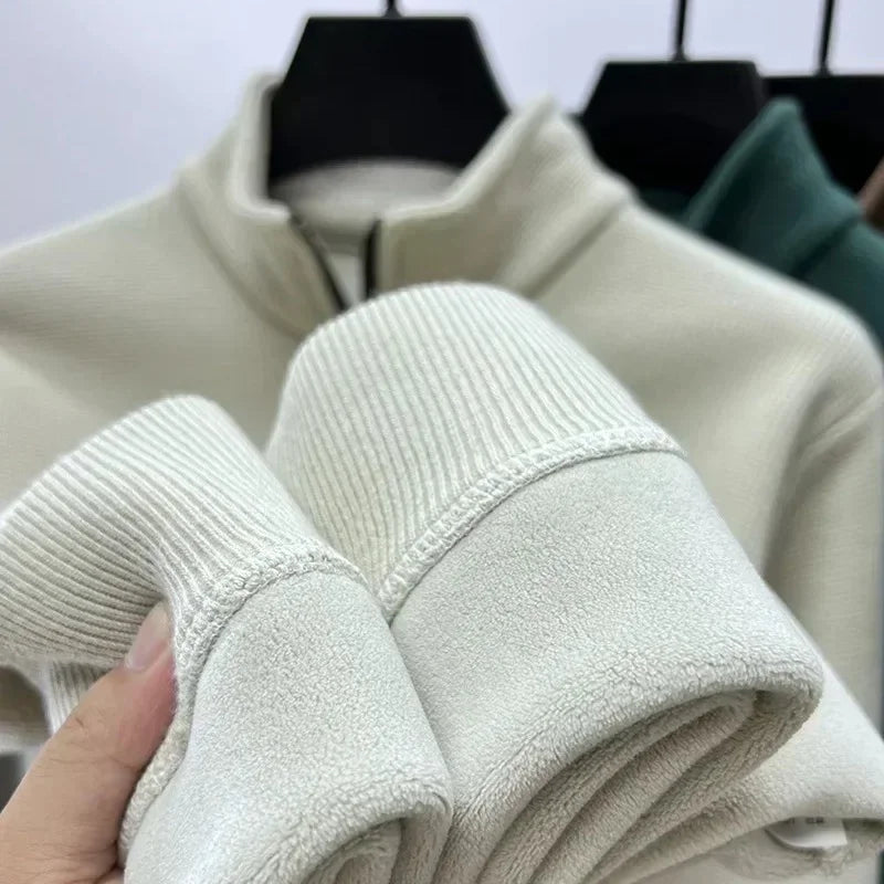 Male Large size Warm Sweater Turtleneck Sweater