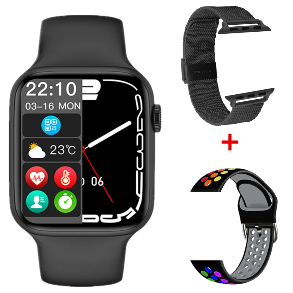 NEW Smart Watch Wireless Charging Smartwatch Bluetooth Calls Men Women