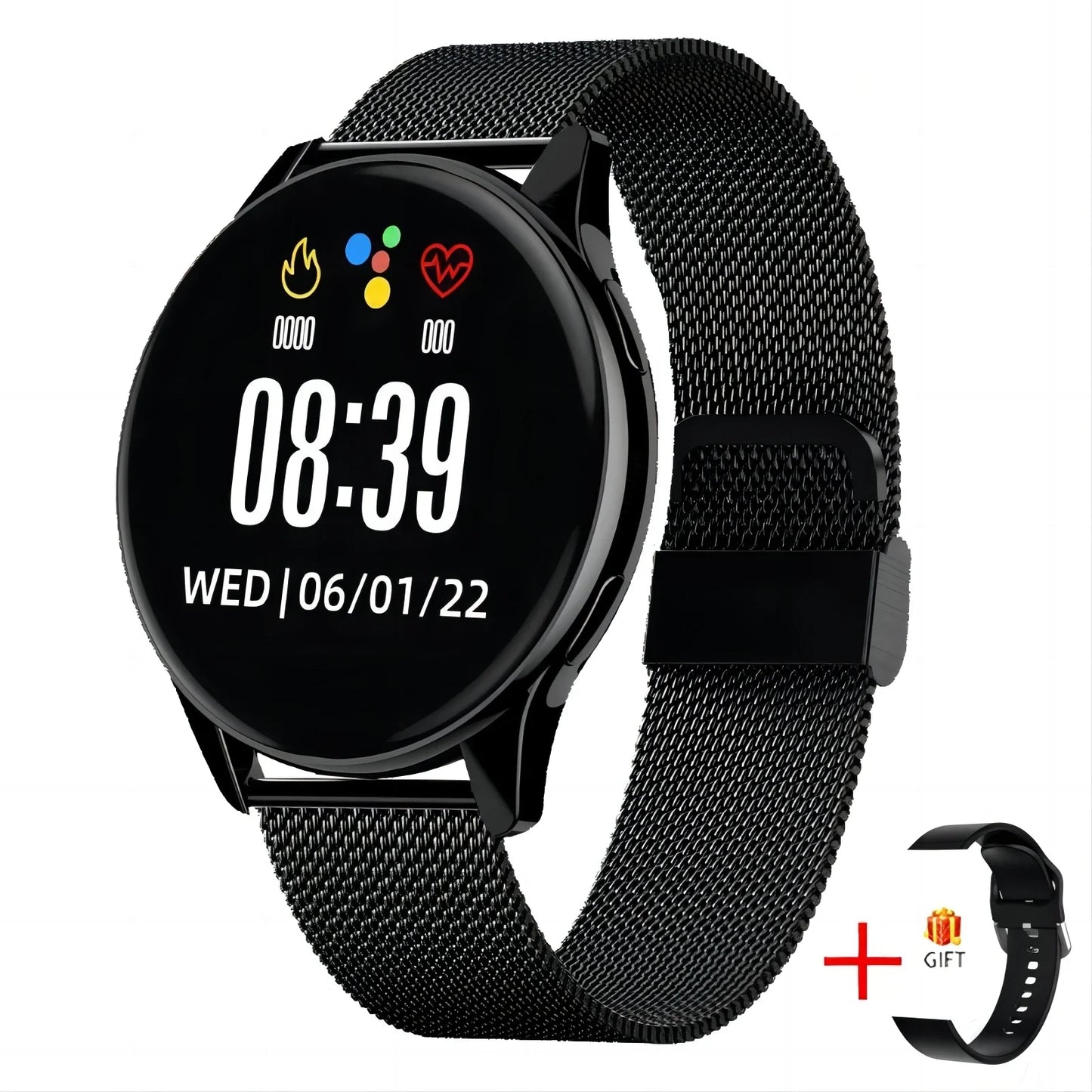 Smart Watch Round Bluetooth Call Men Women Fitness Tracker Bracelet Custom Watch Face Watches For Android IOS  Smartwatch 2024