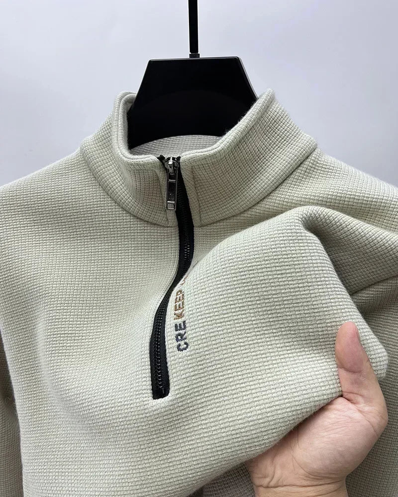 Male Large size Warm Sweater Turtleneck Sweater