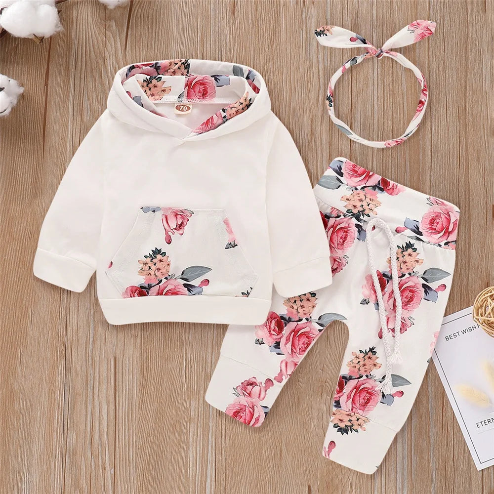 Baby Girl Floral Clothes Set Girl Fashion Outfit