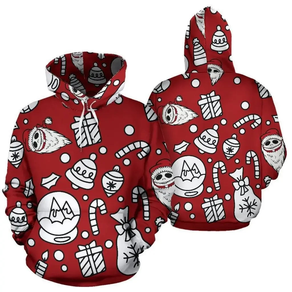 Animation Heiligabend Horror 3D Hoodie Serie