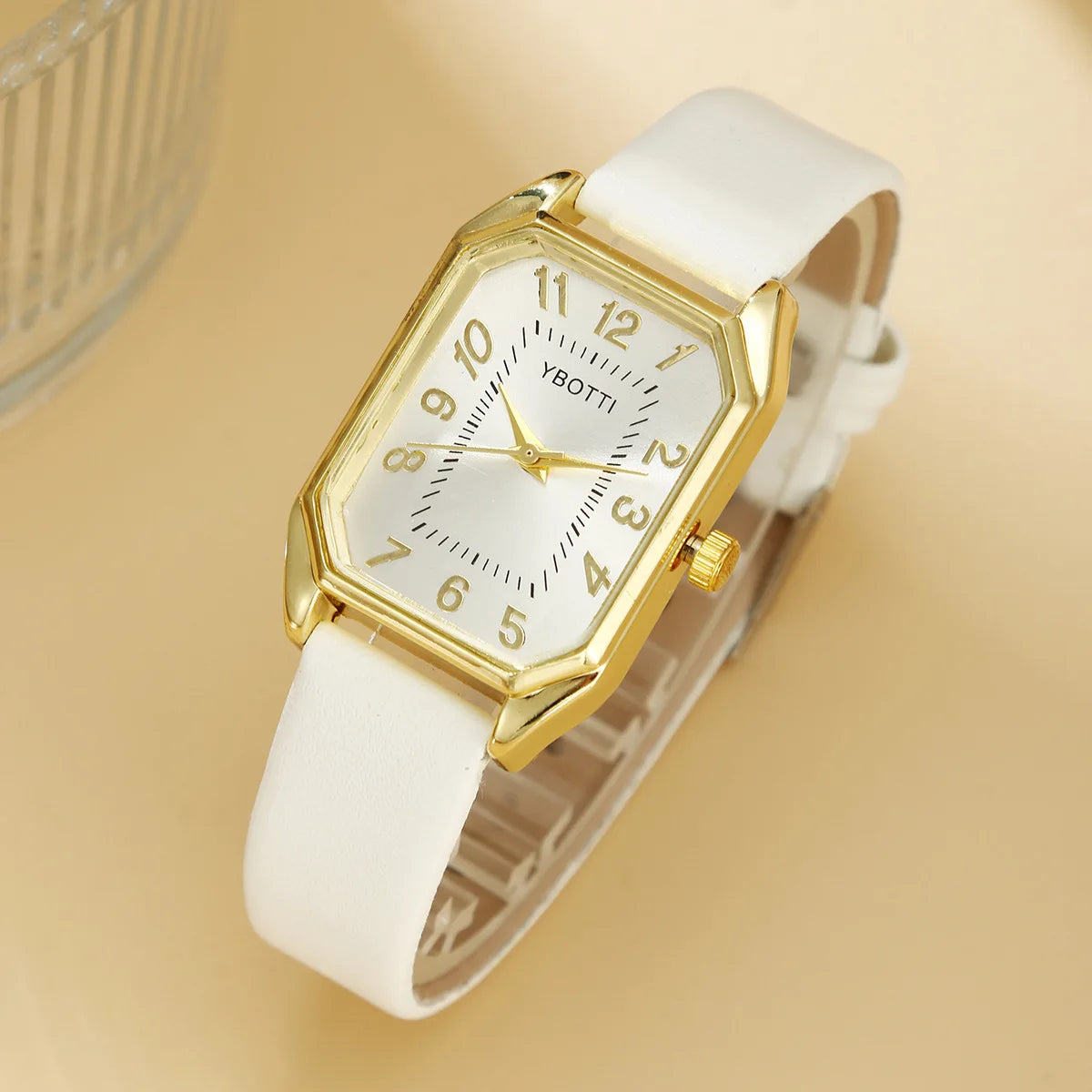 6/5/1PCS Luxury Fashion Square Women's Watches Brand Ladies Quartz Wristwatch Jewelry Set Classic Simple Femme Relogio Feminino