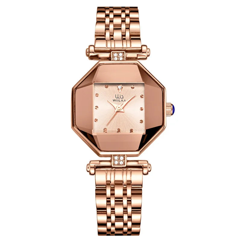 Luxury Diamond 2025 Stainless Steel Wrist Watches for Women Quartz Ladies Wrist Watch Clock Female Watch Relogio Feminino