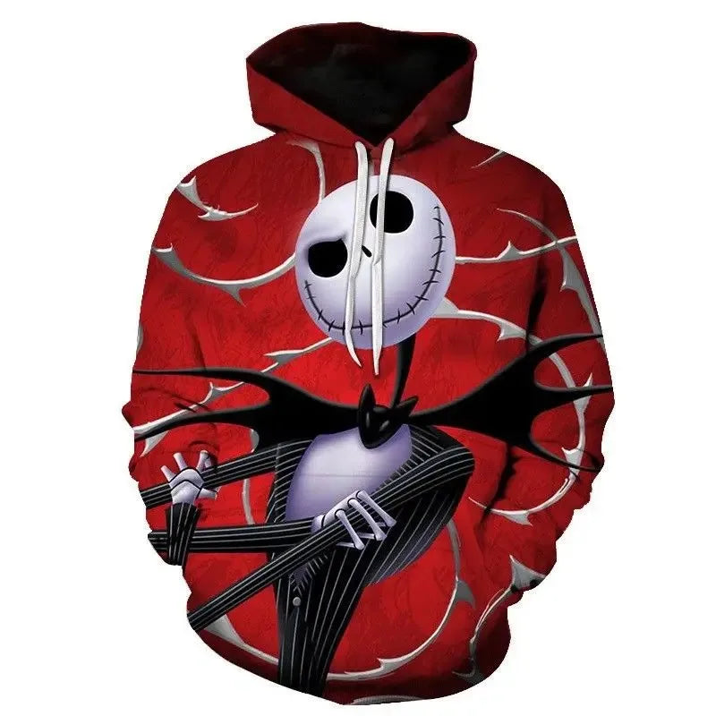 Animation Heiligabend Horror 3D Hoodie Serie