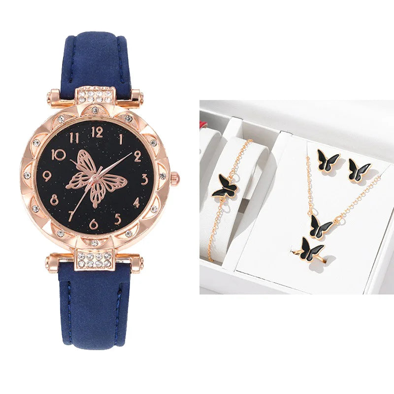 Women Watch Jewelry Set New