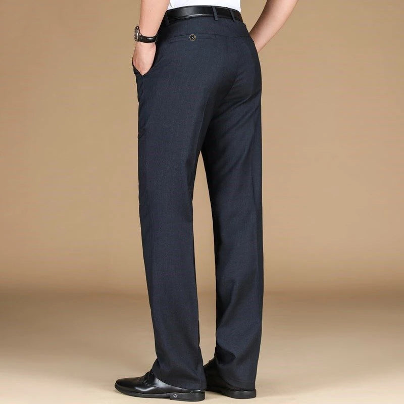 Office Pants Male High Quality Baggy Trousers Plus Size