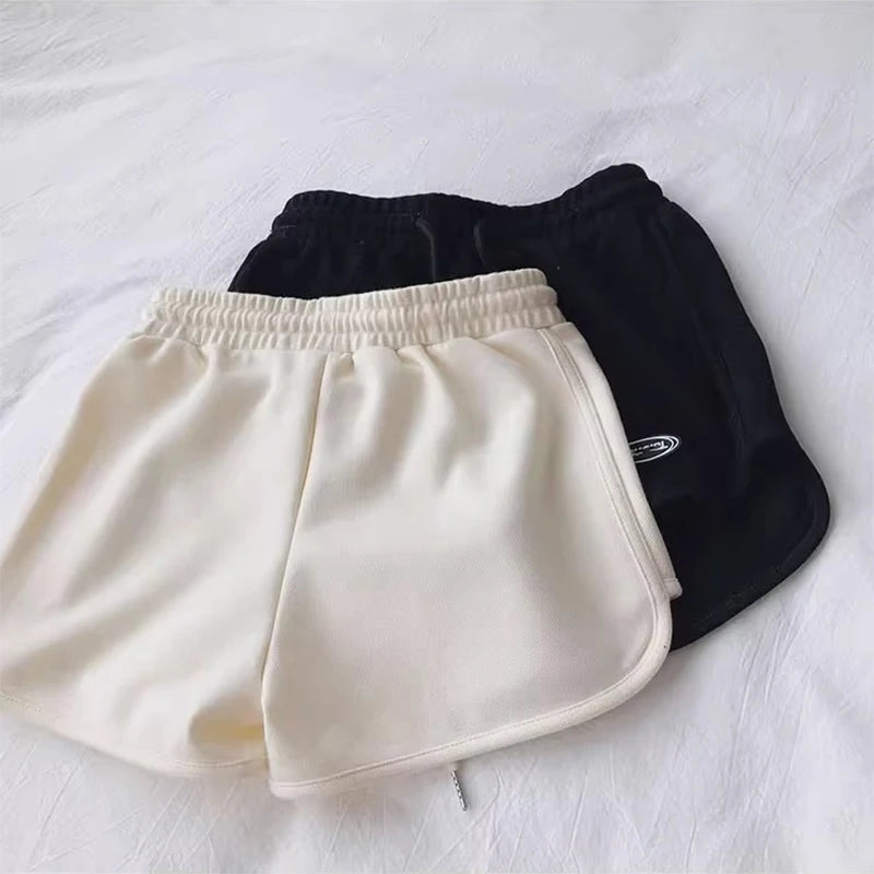 Women Casual Loose Drawstring Sports Shorts