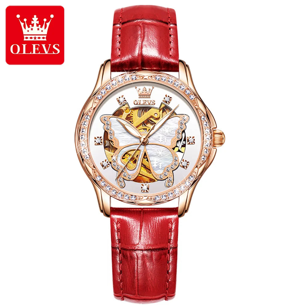 Luxury Mechanical Watch For Women Waterproof Luminous