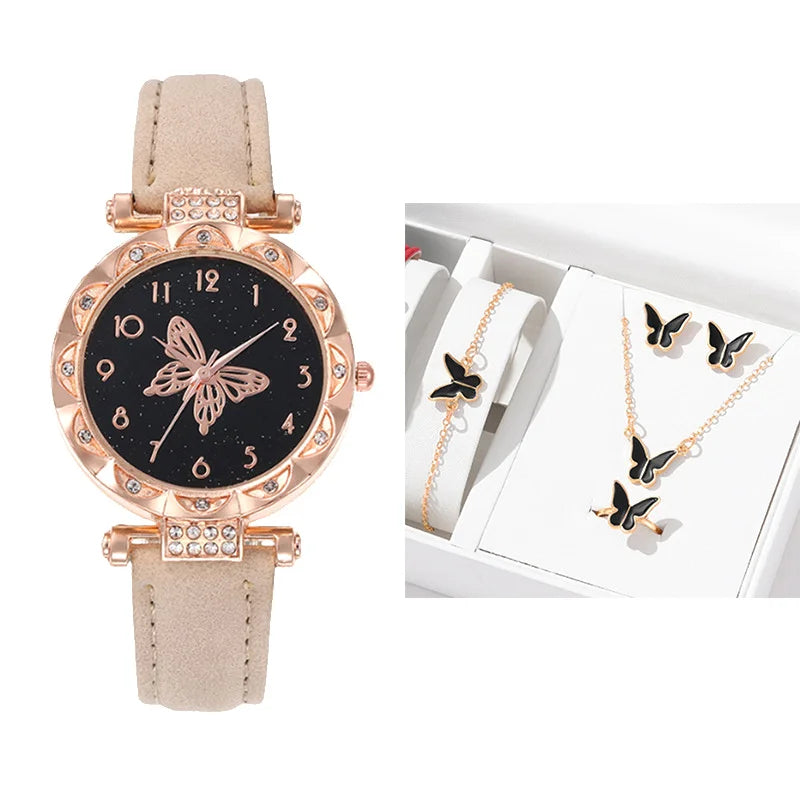 Women Watch Jewelry Set New