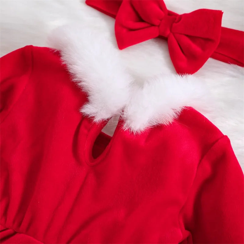 Baby Girls Christmas Outfits Long Sleeve