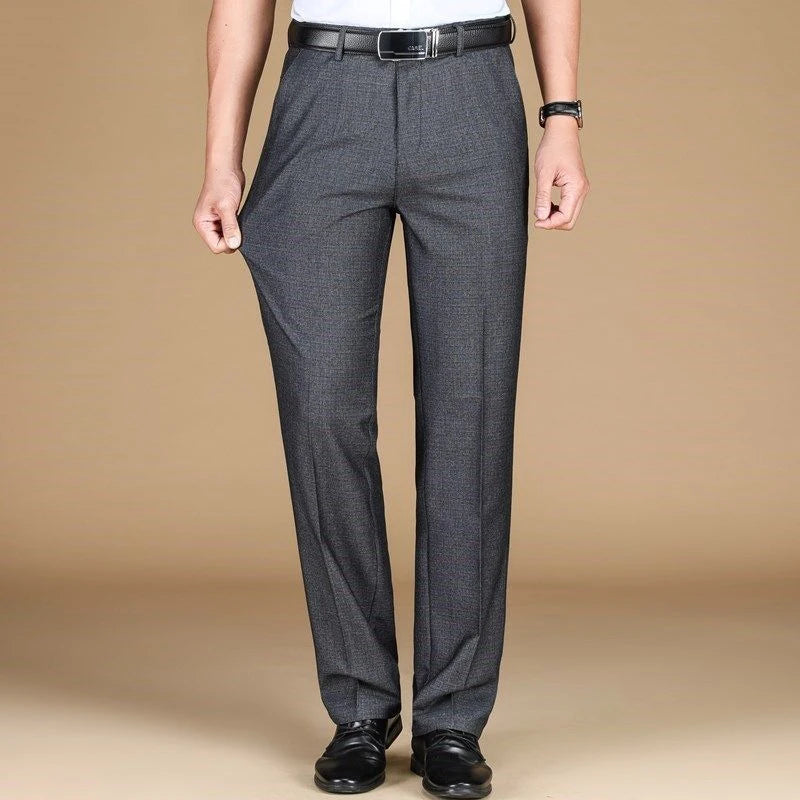 Office Pants Male High Quality Baggy Trousers Plus Size