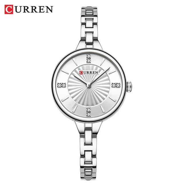 Fashion Ladies Quartz Watch Elegant Simple Watches for Women Casual Waterproof Stainless Business Wristwatch