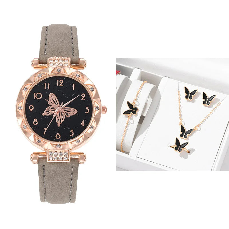 Women Watch Jewelry Set New