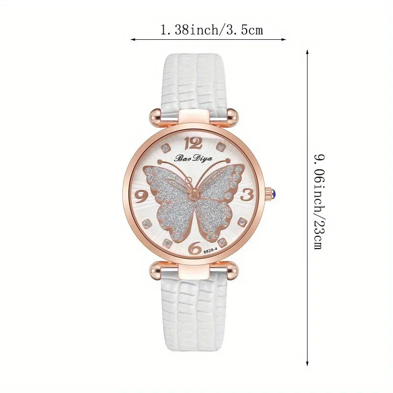 Casual Round Pointer Quartz Watch Cute