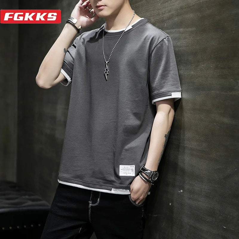 T-shirt For Men Pure Cotton Breathable Fashion