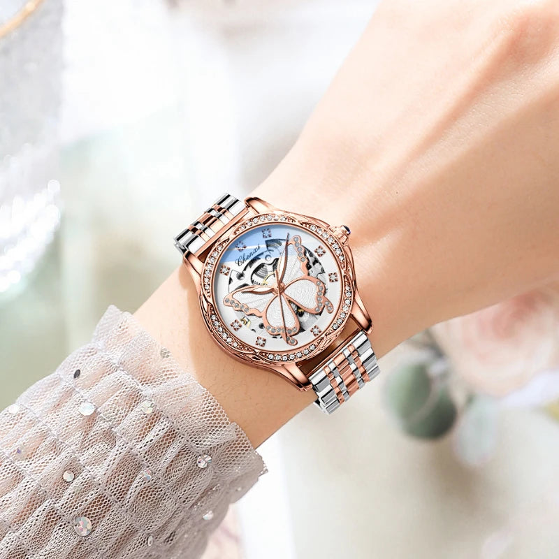 Luxury Fashion Women Automatic Mechanical Watch