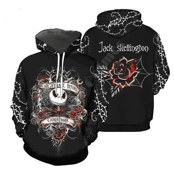 Animation Heiligabend Horror 3D Hoodie Serie