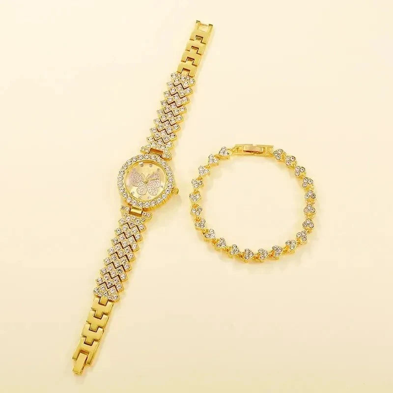 Dial Watch Design Female Clock Womens Steel Bracelet