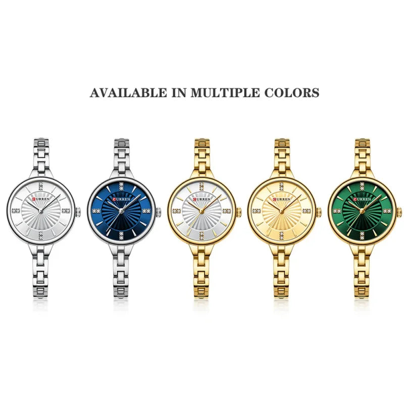 Fashion Ladies Quartz Watch Elegant Simple Watches for Women Casual Waterproof Stainless Business Wristwatch