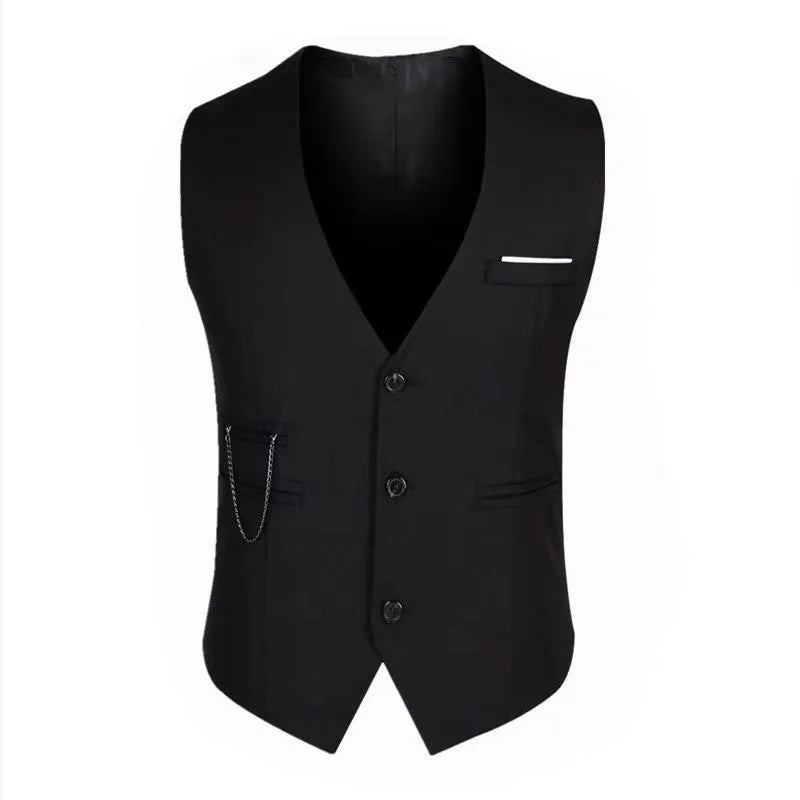 High Quality Dress Vests For Men Slim Fit Mens Suit