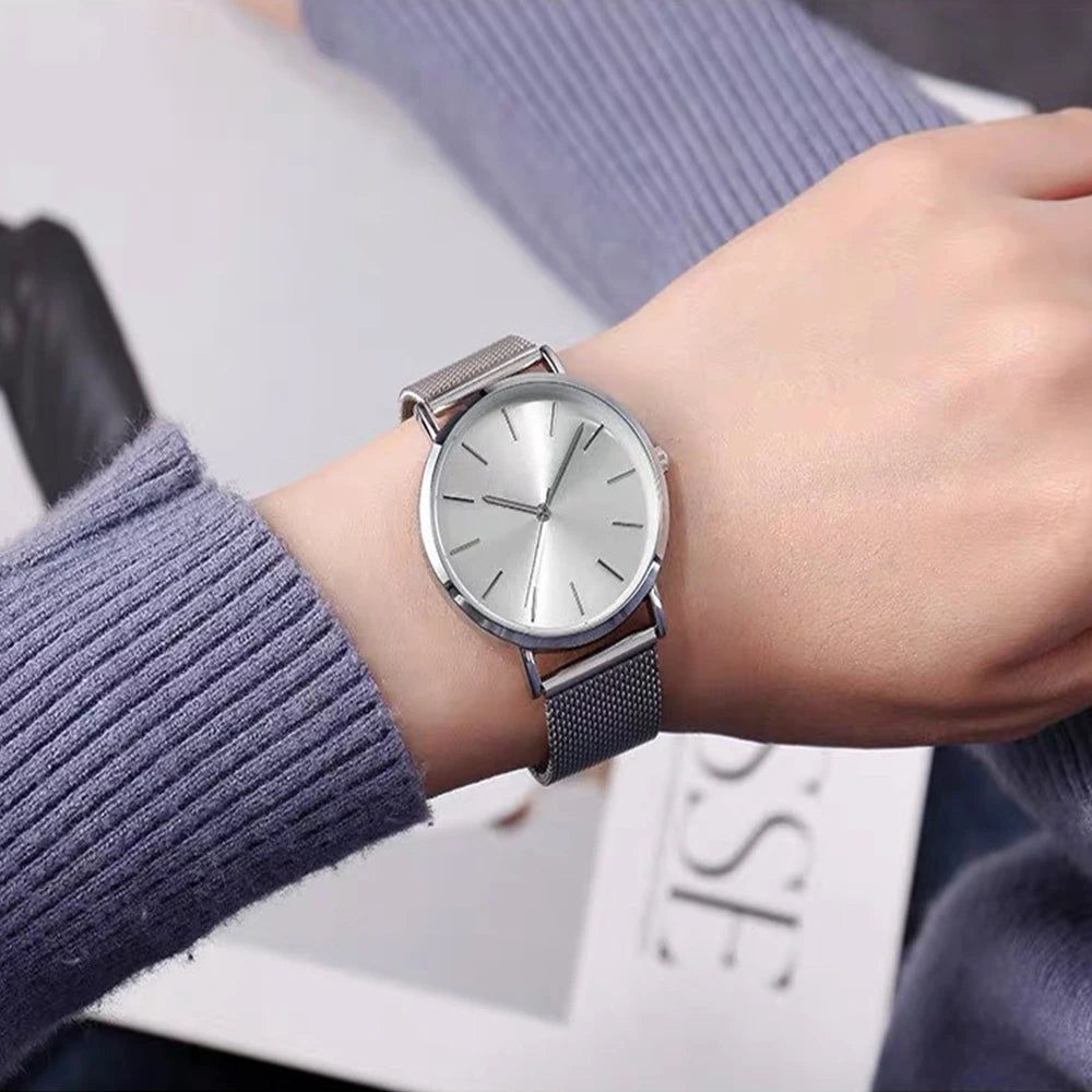 Luxury New High Quality Stainless Watch Quartz Waterproof Gifts for Men