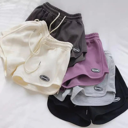 Women Casual Loose Drawstring Sports Shorts