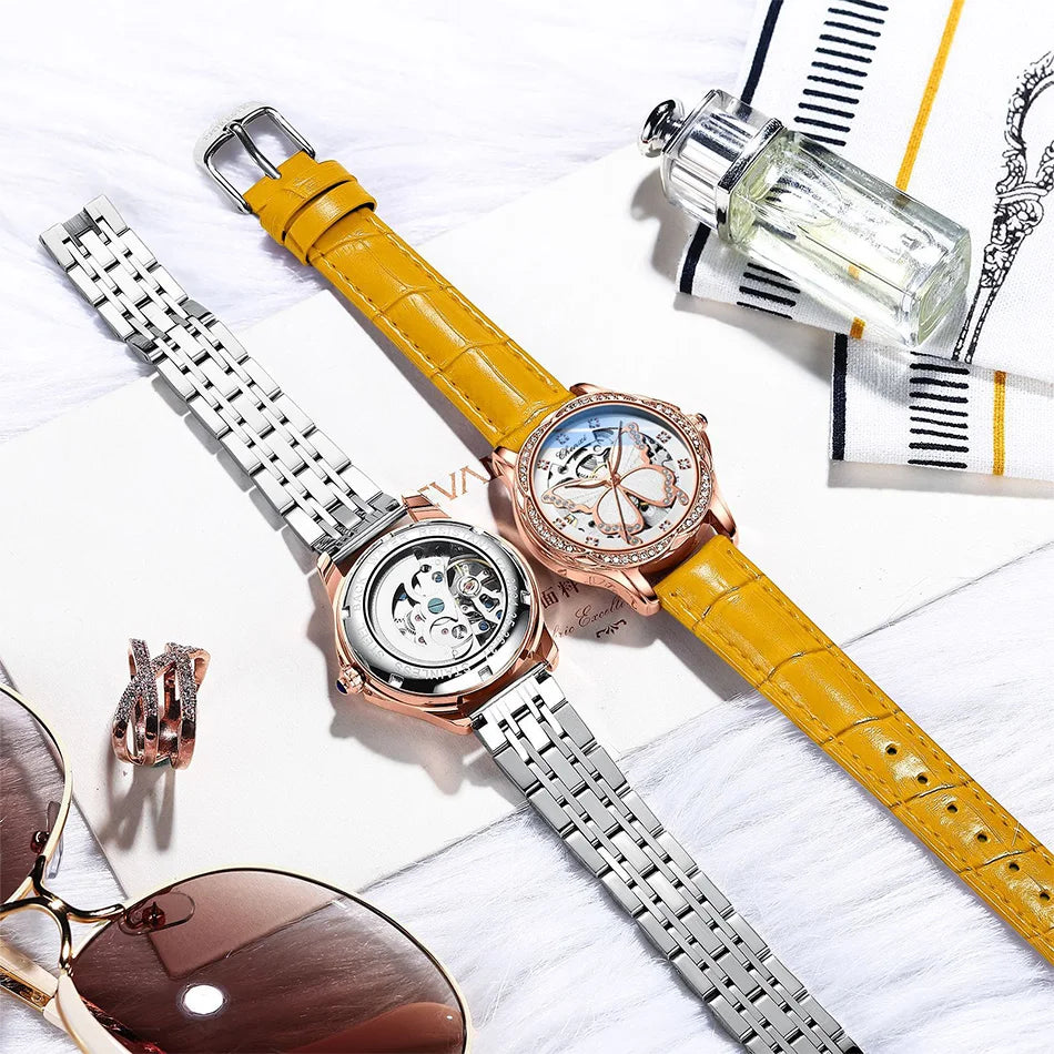 Luxury Fashion Women Automatic Mechanical Watch