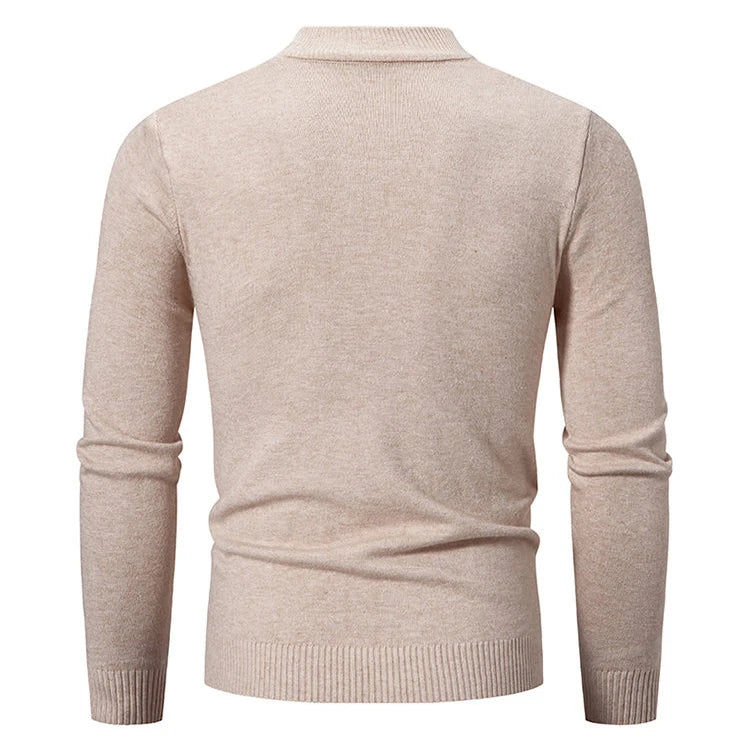 Men's Half Neck Pullovers Warm Autumn