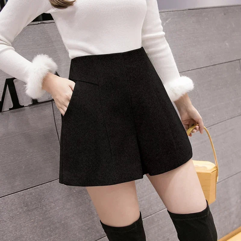 knitted shorts Girls High Waist Womens Shorts Female Sexy Clothes