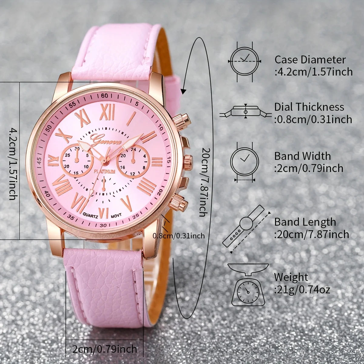 Women's Quartz Watch Leather