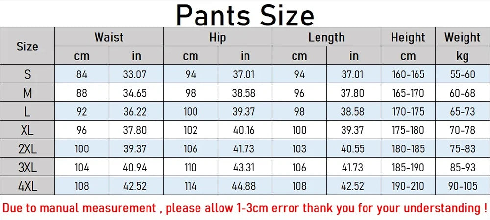 Men's Sports Fashion Outfit Trousers