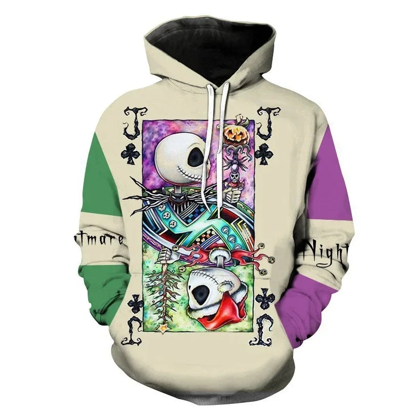 Animation Heiligabend Horror 3D Hoodie Serie