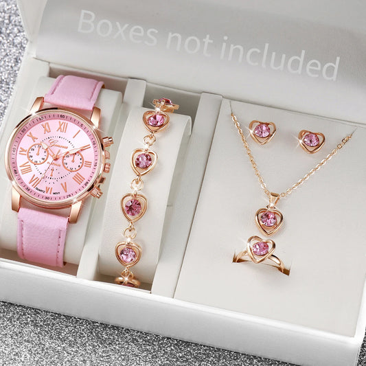 6PCS/Set Fashion Women's Quartz