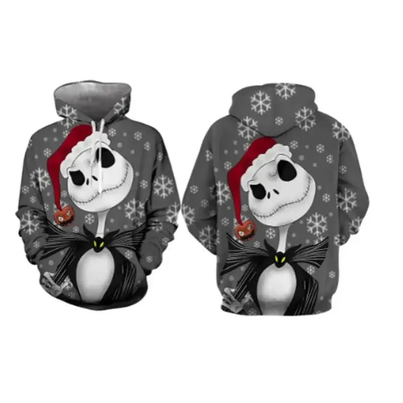 Animation Heiligabend Horror 3D Hoodie Serie