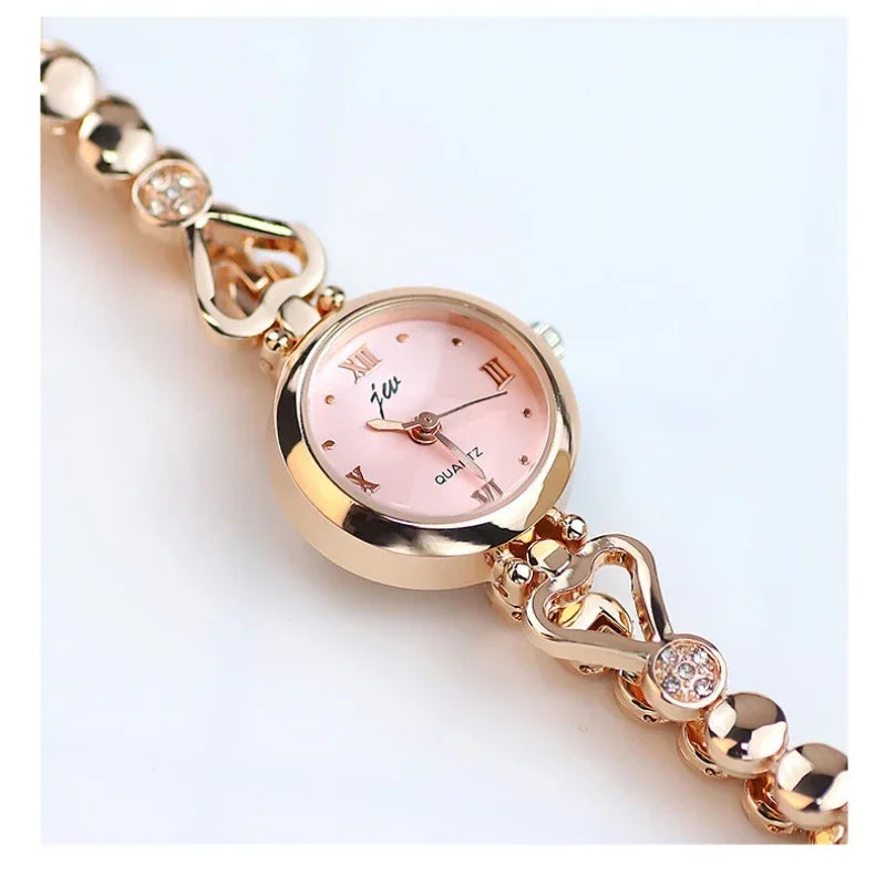 Fashion Women's Small Quartz Watches Love Heart Simple Female's Bracelet Watch Ladies Wristwatch Clock Relojes Para Mujer Montre