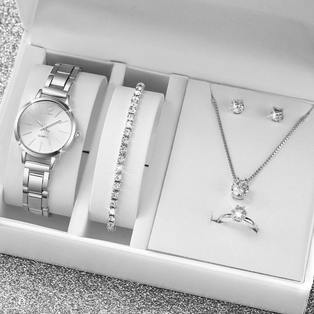 Women silver Quartz Watch