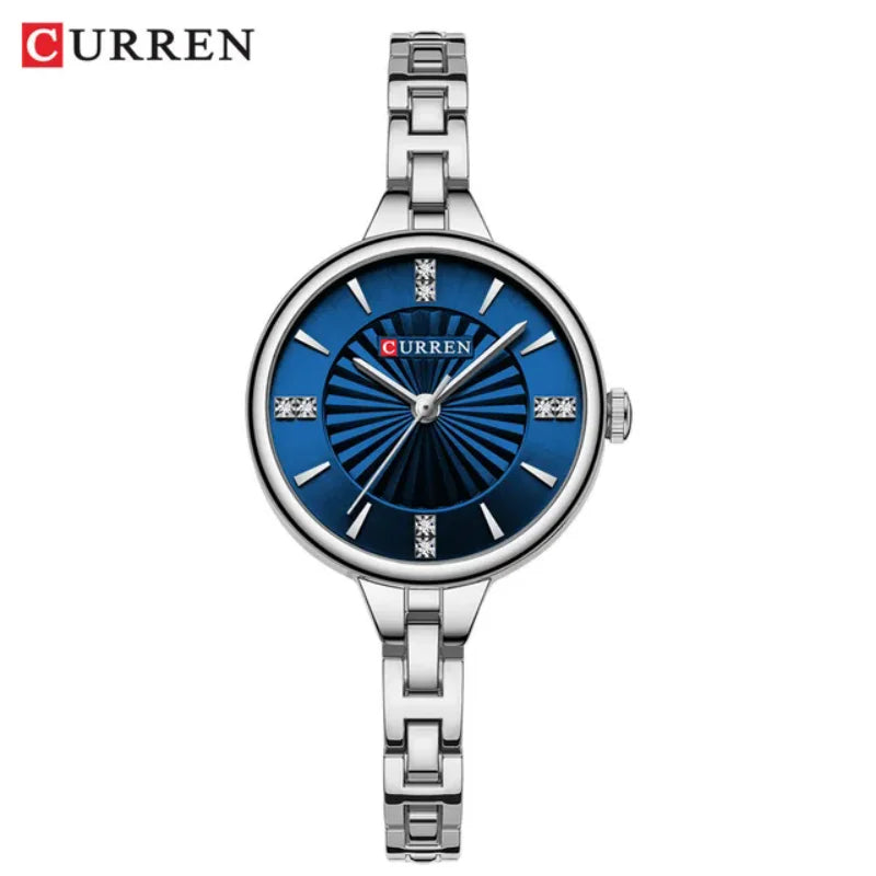 Fashion Ladies Quartz Watch Elegant Simple Watches for Women Casual Waterproof Stainless Business Wristwatch