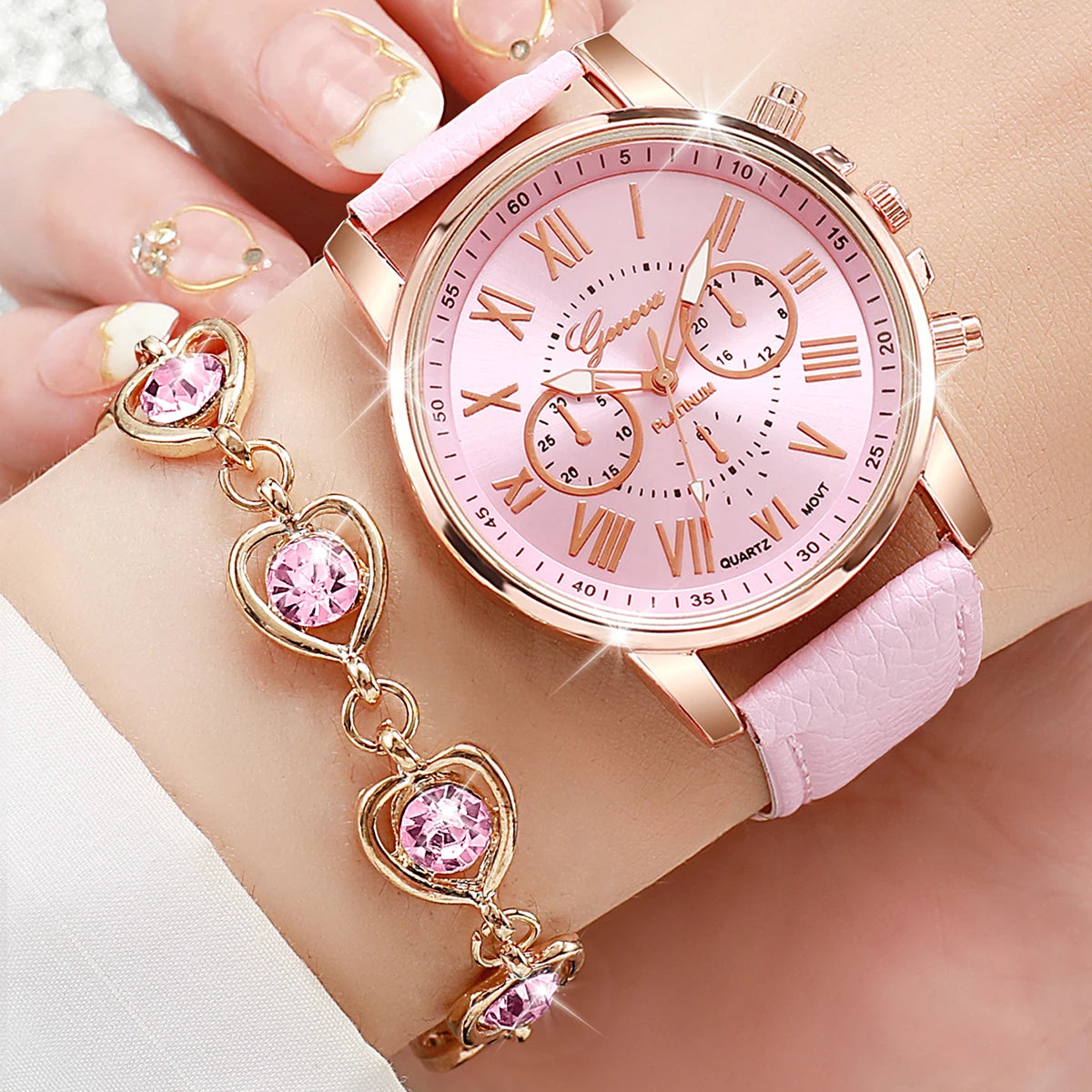 6PCS/Set Fashion Women's Quartz