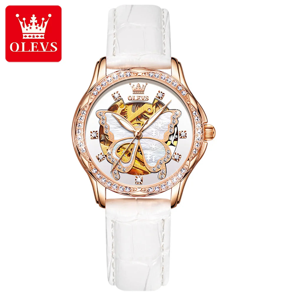 Luxury Mechanical Watch For Women Waterproof Luminous