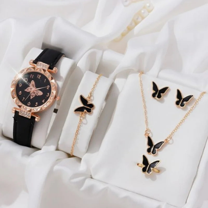 Women Watch Jewelry Set New