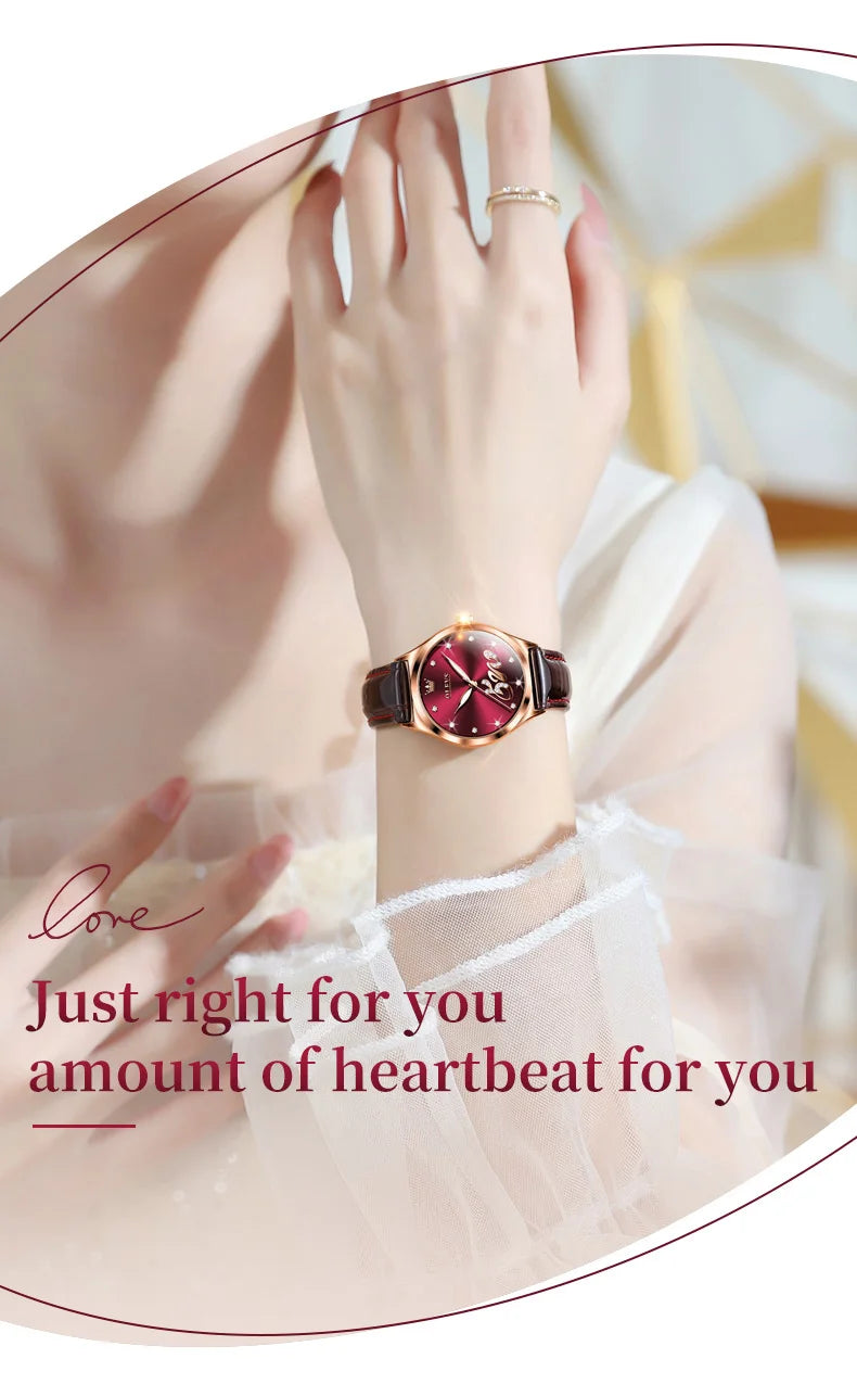 Fashionable Waterproof Luminous WOMEN'S Quartz Watch